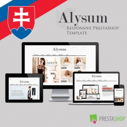 Slovenčina pre PrestaShop šablónu Alysum