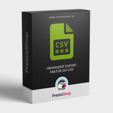 Hromadný export faktúr do CSV (cm_invoiceexport)